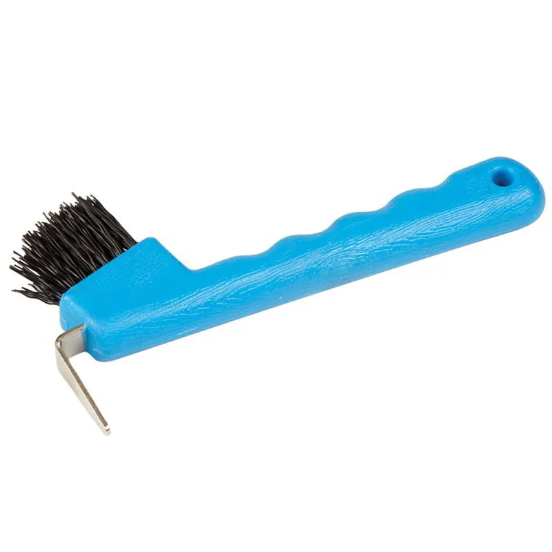 Roma Brights Hoof Pick/Brush - Aqua-1