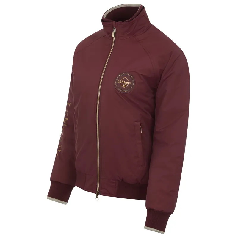 LeMieux Elite Womens Crew Jacket - Burgundy-2