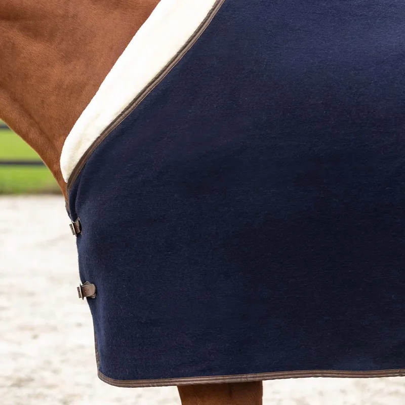 QHP Deluxe Wool Cooler - Navy-4
