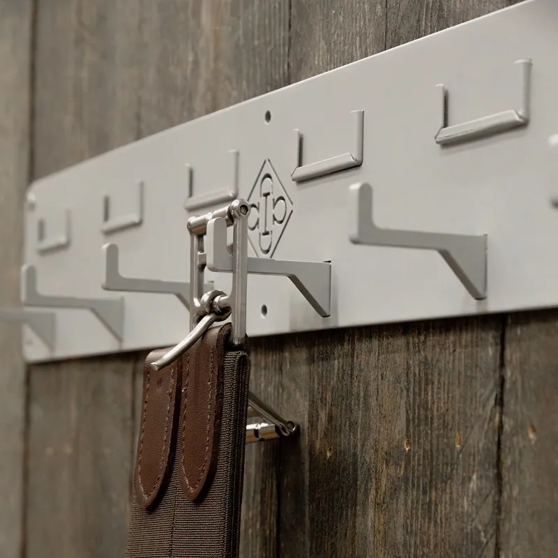 Kentucky Grooming Deluxe 6 Hook Bridle Hanger - Silver-4