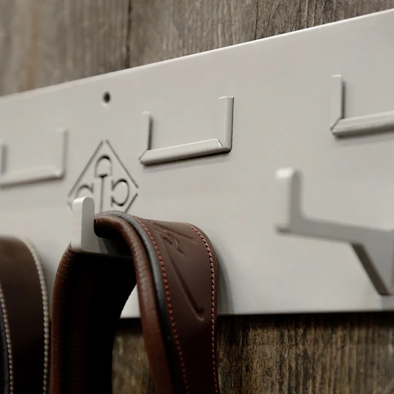 Kentucky Grooming Deluxe 6 Hook Bridle Hanger - Silver-3