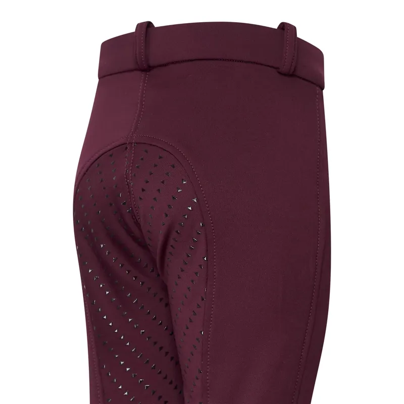Easy Rider Joy Full Grip Junior Winter Breeches - Black Rose-2