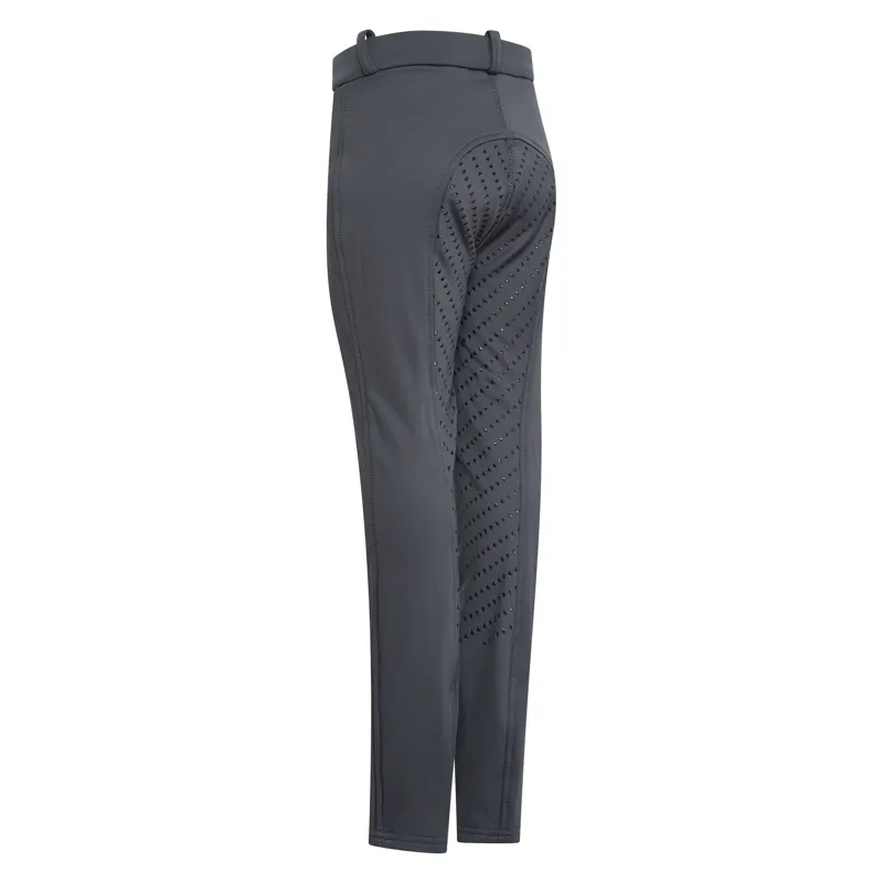 Easy Rider Joy Full Grip Junior Winter Breeches - Magnet Grey-1