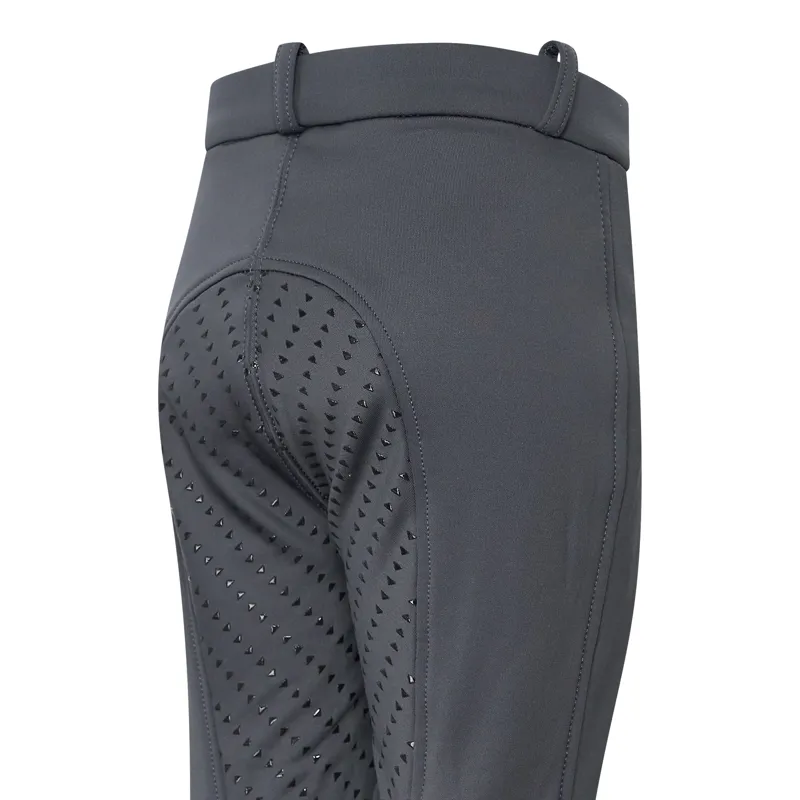 Easy Rider Joy Full Grip Junior Winter Breeches - Magnet Grey-2