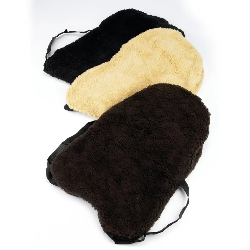 Hy Equestrian Fur Fabric Seat Saver - Brown-1