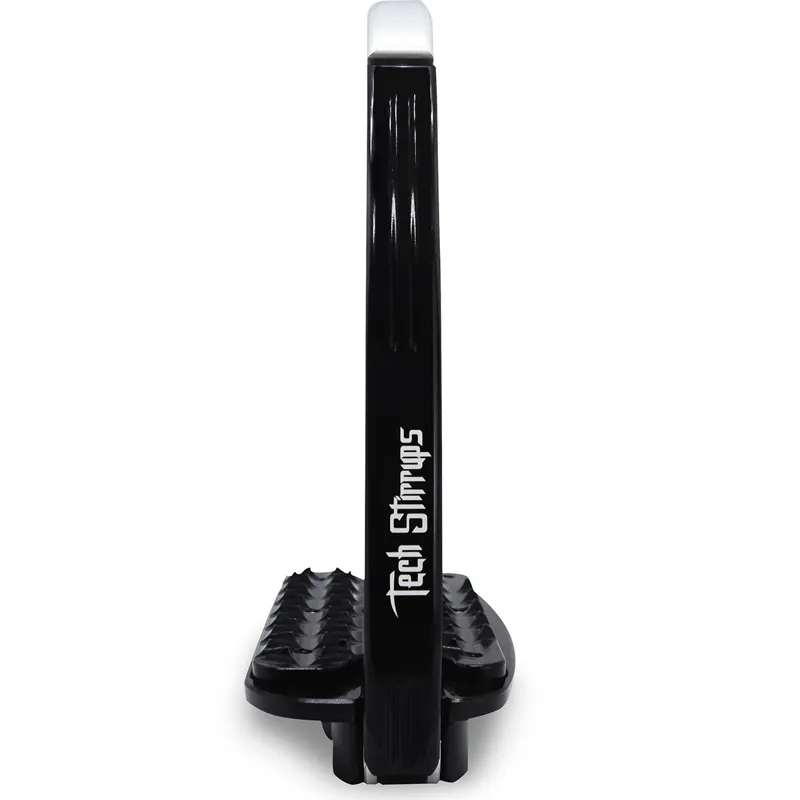 Tech Venice Evo Safety Stirrups - Silver/Black-1