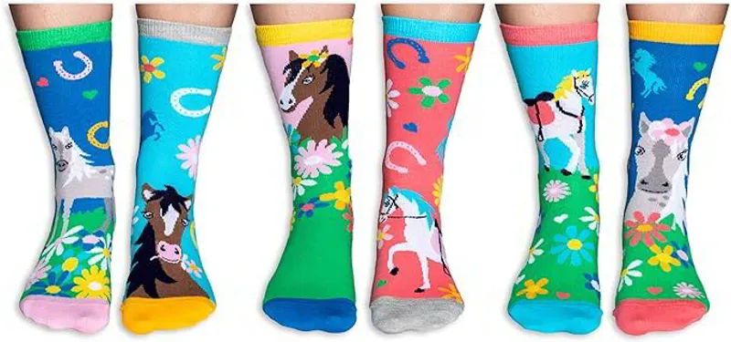 United Oddsocks Giddy Up Gift Box of Odd Socks-2