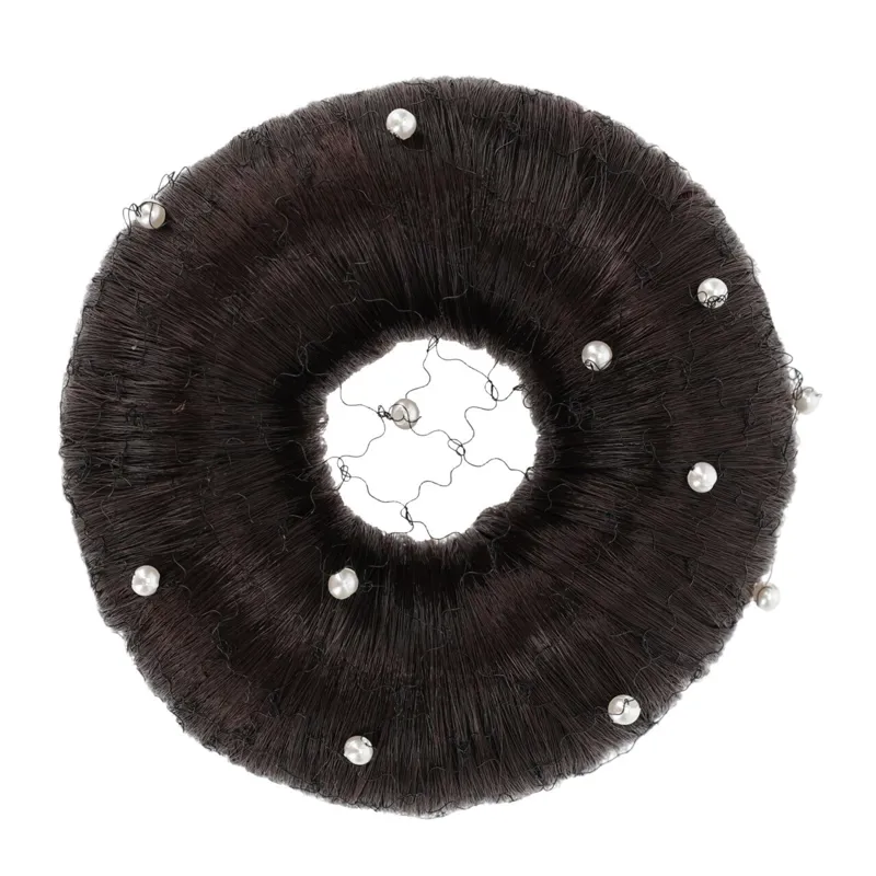 QHP Invisible Pearl Hairnet - Black