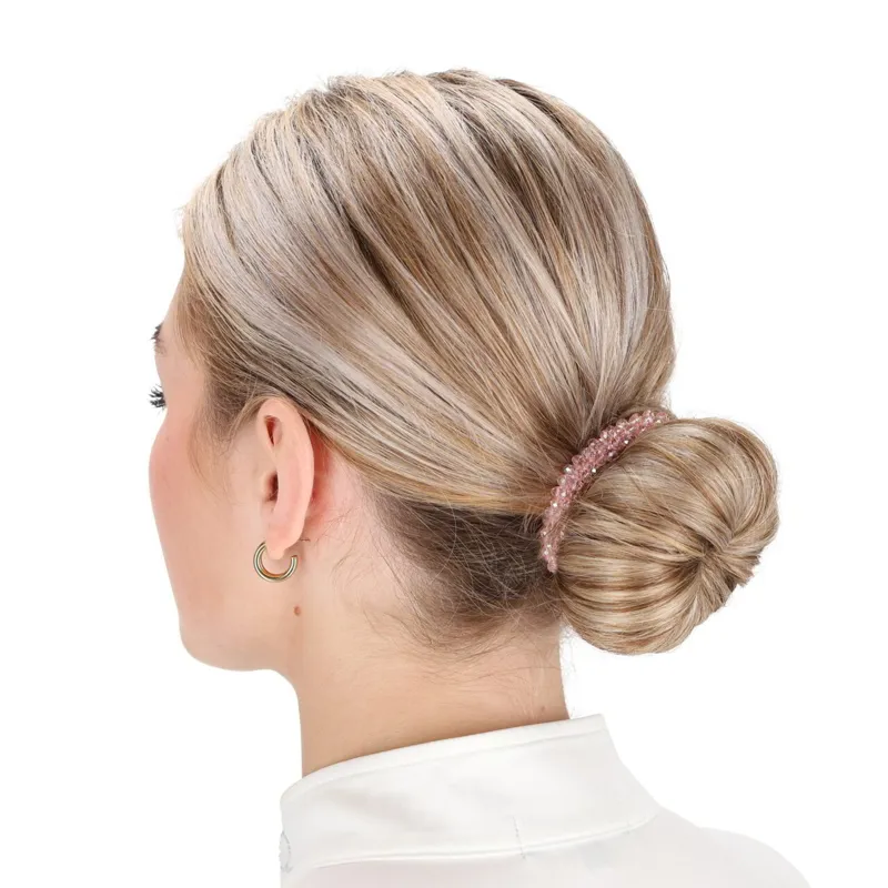 QHP Shine Hair Scrunchie - Pink-1