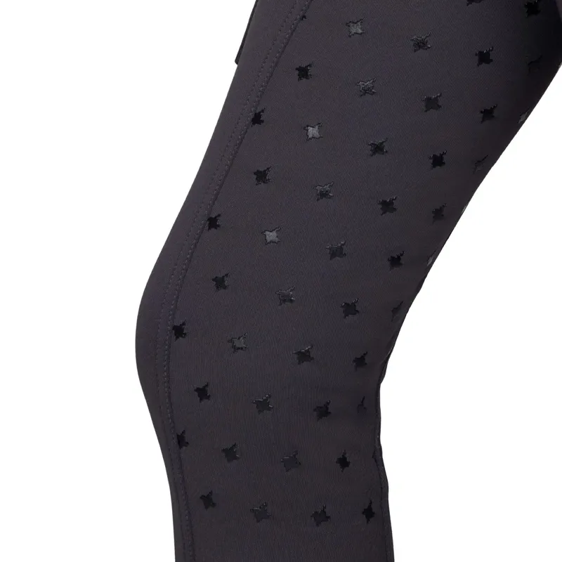 QHP Fayen Full Grip Junior Breeches - Ash-9