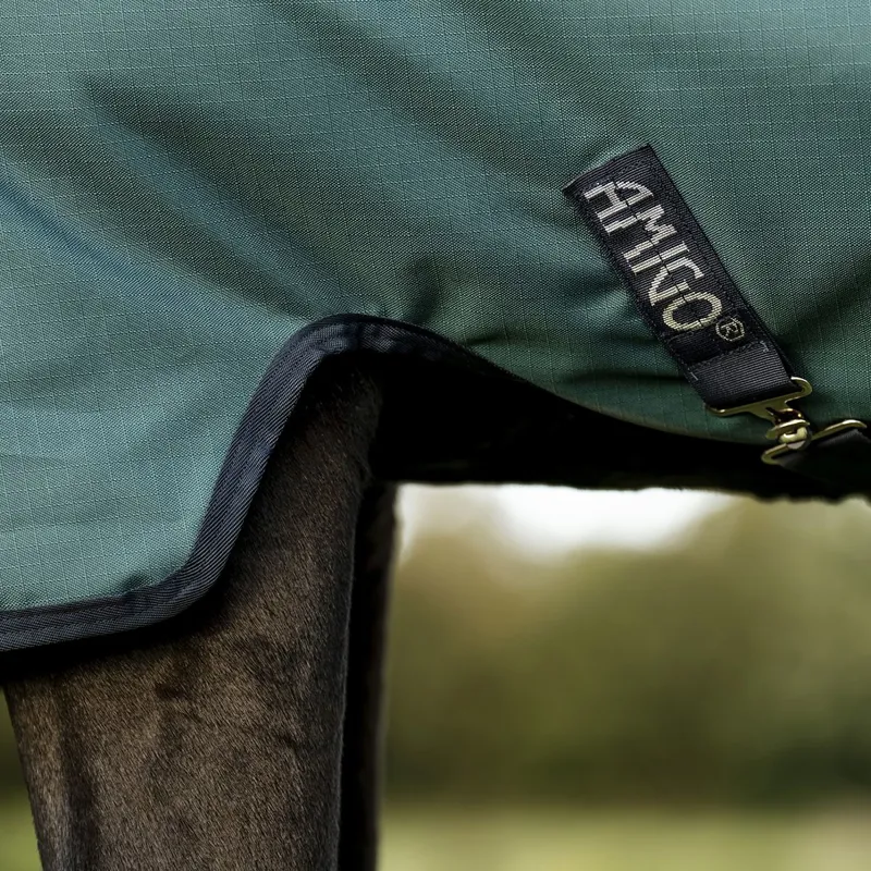 Amigo Ripstop 900D Standard Neck 50g Turnout Blanket - Dynasty Green-7
