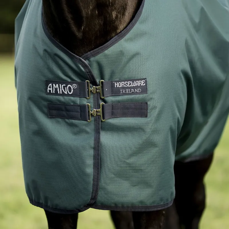 Amigo Ripstop 900D Standard Neck 50g Turnout Blanket - Dynasty Green-1