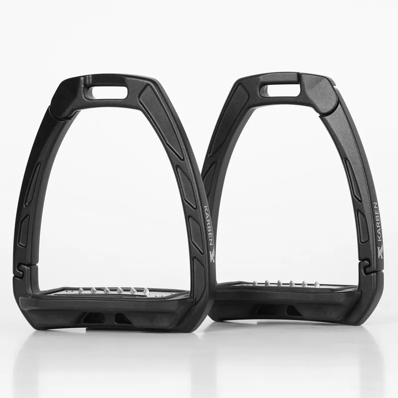 Karben Ultra Grip Stirrups - Black-3