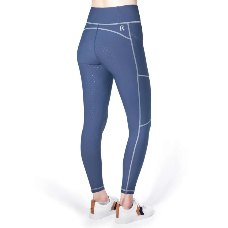Redpost Adapt Full Grip Women's Riding Tights - Midnight Blue-2
