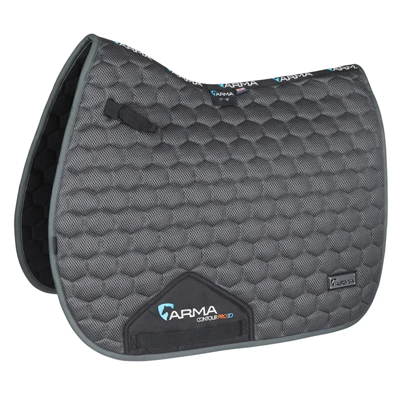 Arma Air Motion Luxe 3D Mesh Saddle Pad - Grey