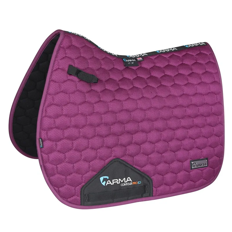 Arma Air Motion Luxe 3D Mesh Saddle Pad - Plum