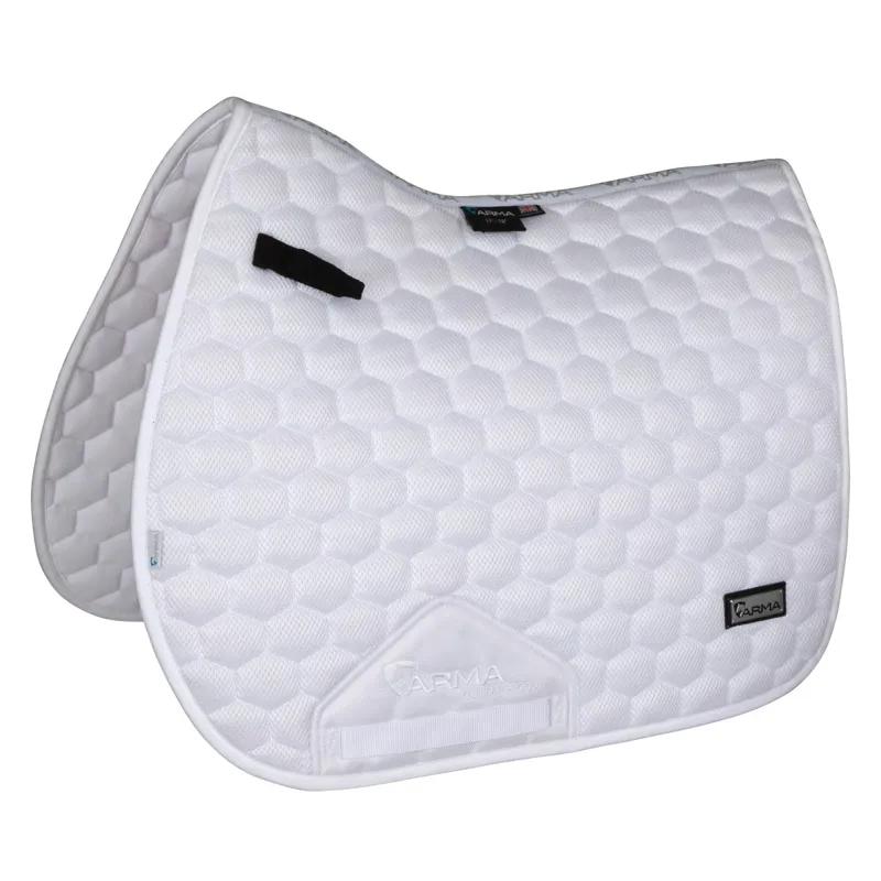 Arma Air Motion Luxe 3D Mesh Saddle Pad - White
