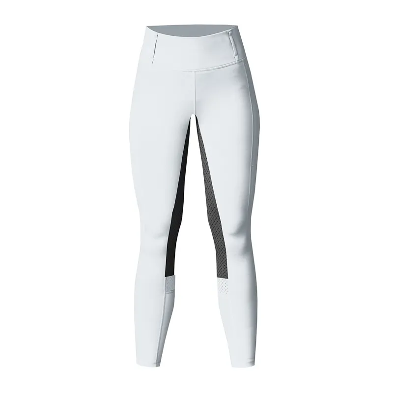 Equetech Winter Aqua-Shield Full Grip Ladies Riding Tights - White