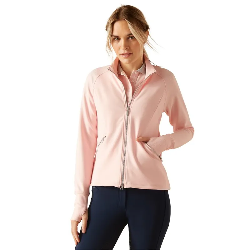Ariat Bellatrix Full Zip Womens Sweatshirt - First Blush