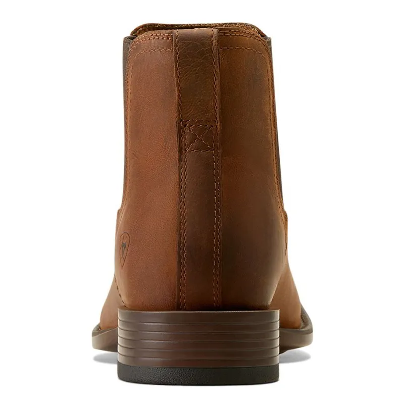 Ariat Men's Booker Ultra Square Toe Short Western Boots - Rough Tan-2