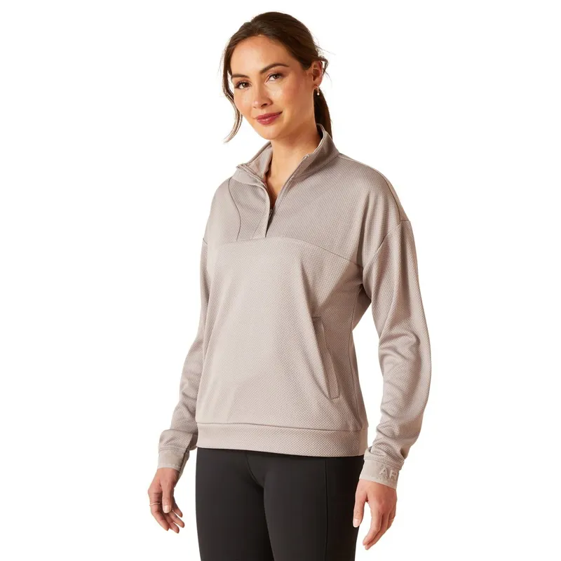 Ariat Breathe Half Zip Women's Sweatshirt - Zinc
