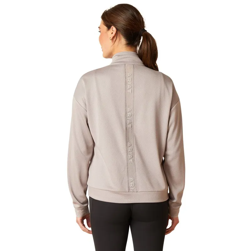 Ariat Breathe Half Zip Women's Sweatshirt - Zinc-3