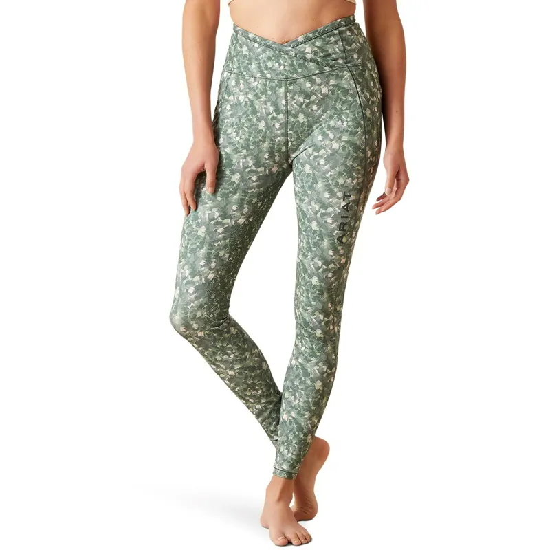 Ariat EOS Etch Half Grip Women's Riding Tights - Brush Stroke