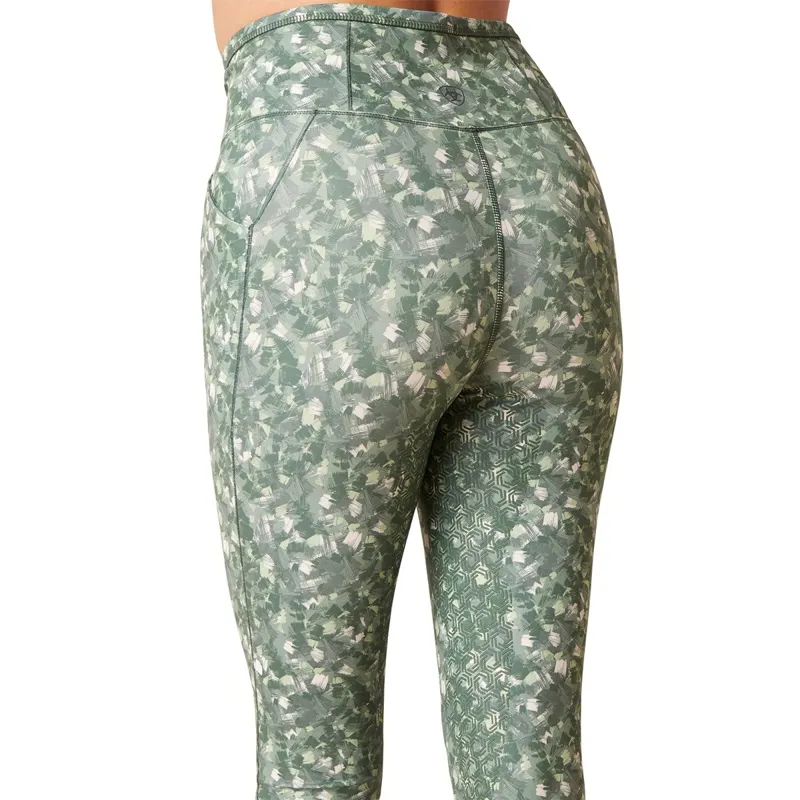 Ariat EOS Etch Half Grip Women's Riding Tights - Brush Stroke-3