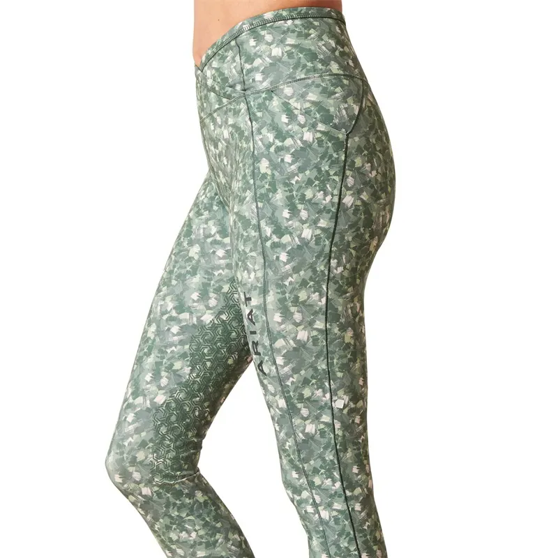 Ariat EOS Etch Half Grip Women's Riding Tights - Brush Stroke-4