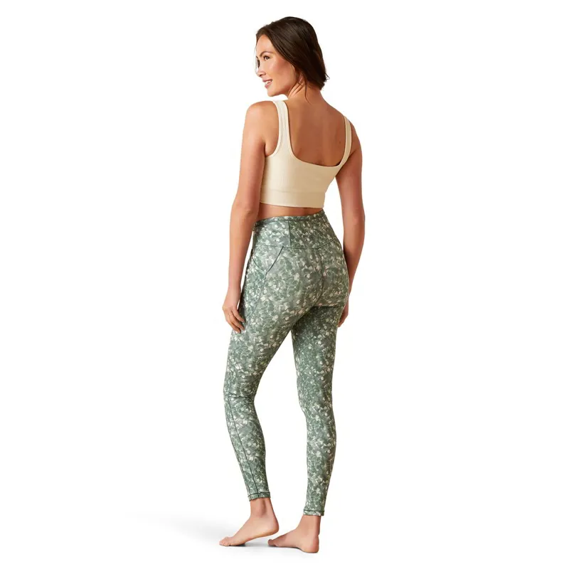 Ariat EOS Etch Half Grip Women's Riding Tights - Brush Stroke-5