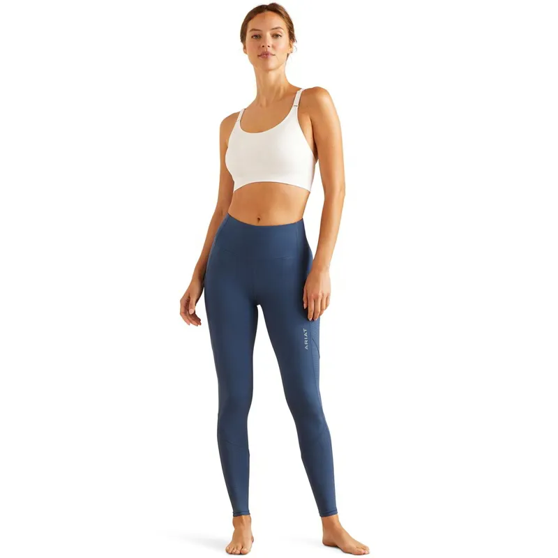 Ariat EOS Breathe Half Grip Womens Riding Tights - Dark Denim-1