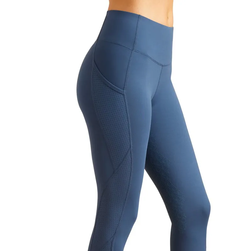 Ariat EOS Breathe Half Grip Womens Riding Tights - Dark Denim-2