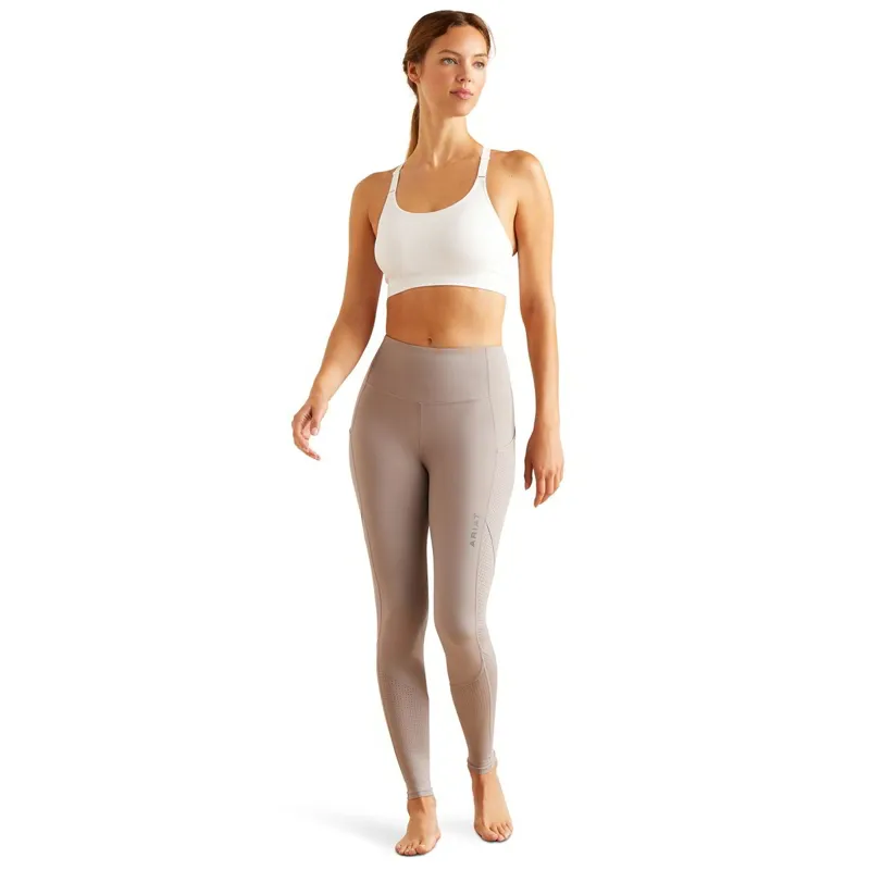 Ariat EOS Breathe Half Grip Women's Riding Tights - Zinc Grey-3