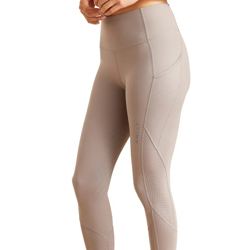 Ariat EOS Breathe Half Grip Women's Riding Tights - Zinc Grey-5
