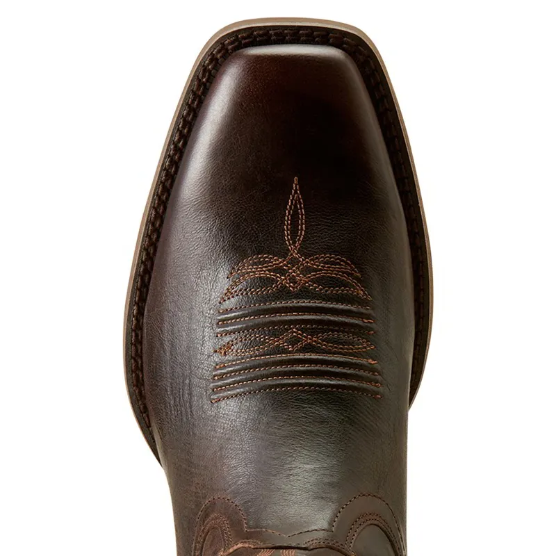 Ariat Men's Sport Herdsman Western Boots - Burnished Chocolate-5