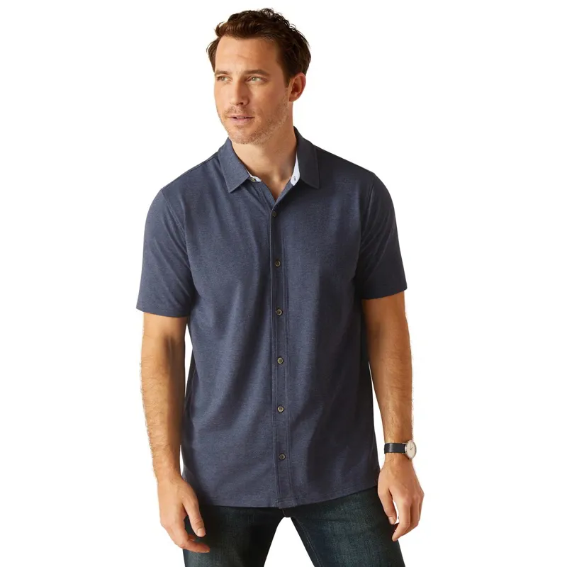 Ariat Country Ingleside Men's Shirt - Navy Heather