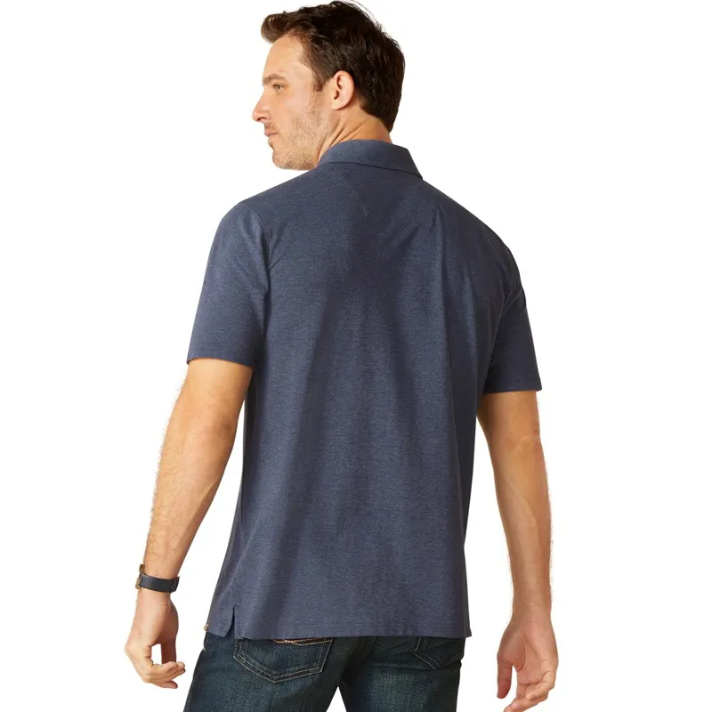Ariat Country Ingleside Men's Shirt - Navy Heather-3