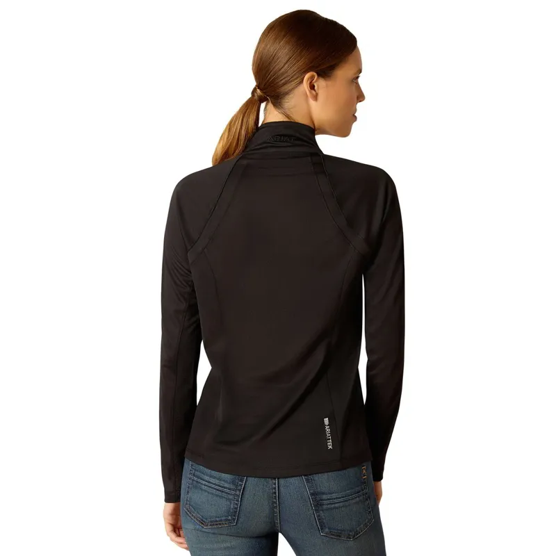 Ariat Sunstopper 3.0 Womens Base Layer Top - Black-1