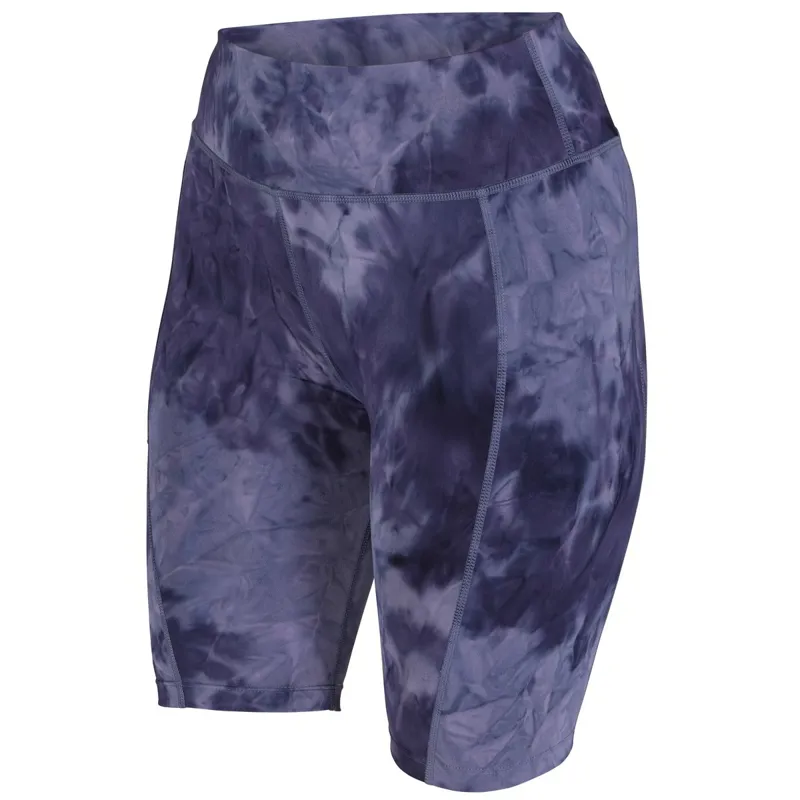Aubrion Non-Stop Womens Shorts - Navy Tie Dye-1
