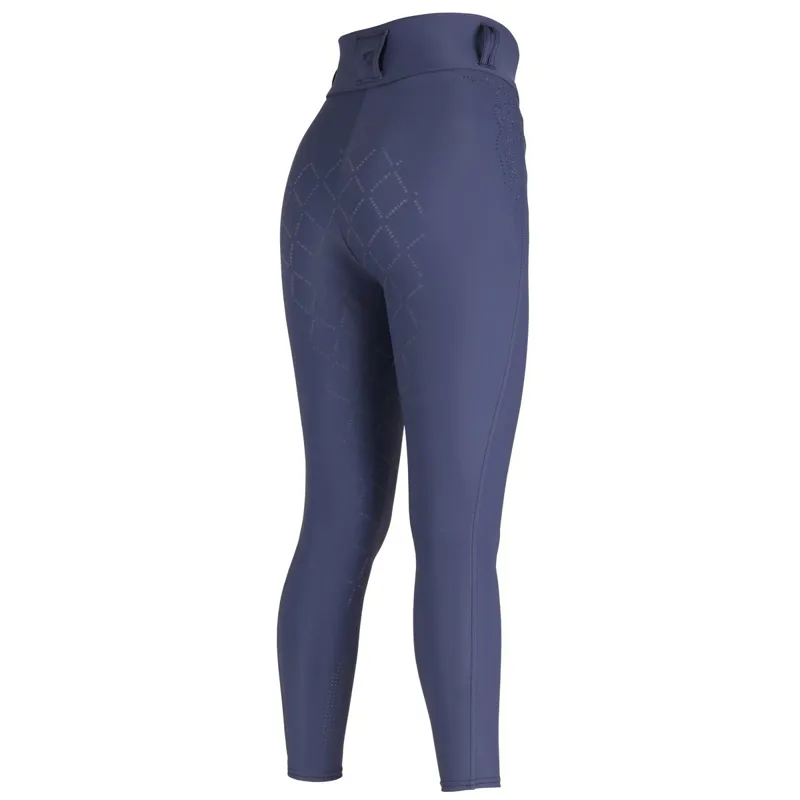 Aubrion Optima Luxe Full Grip Womens Breeches - Navy-1