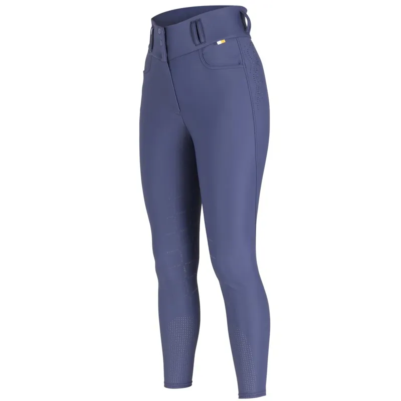 Aubrion Optima Luxe Full Grip Womens Breeches - Navy-3
