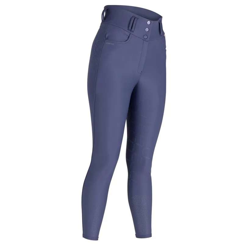 Aubrion Optima Luxe Full Grip Womens Breeches - Navy-2