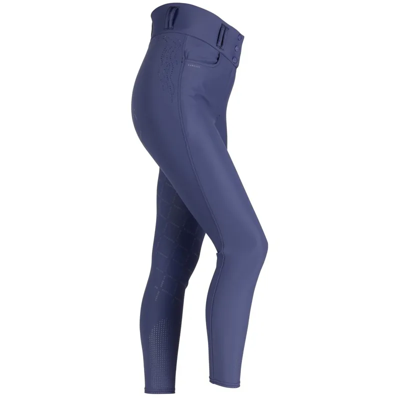 Aubrion Optima Luxe Full Grip Womens Breeches - Navy