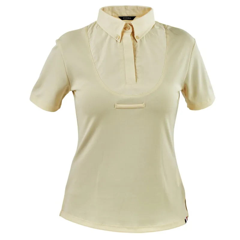 Aubrion Short Sleeve Womens Tie Show Shirt - Yellow