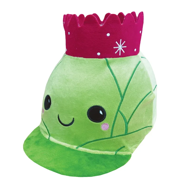 Equetech Animal Helmet Cover - Brussel Sproutie