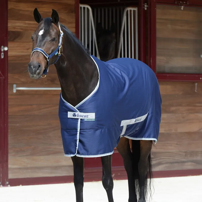 Bucas Freedom Twill Stable Sheet - Navy-2