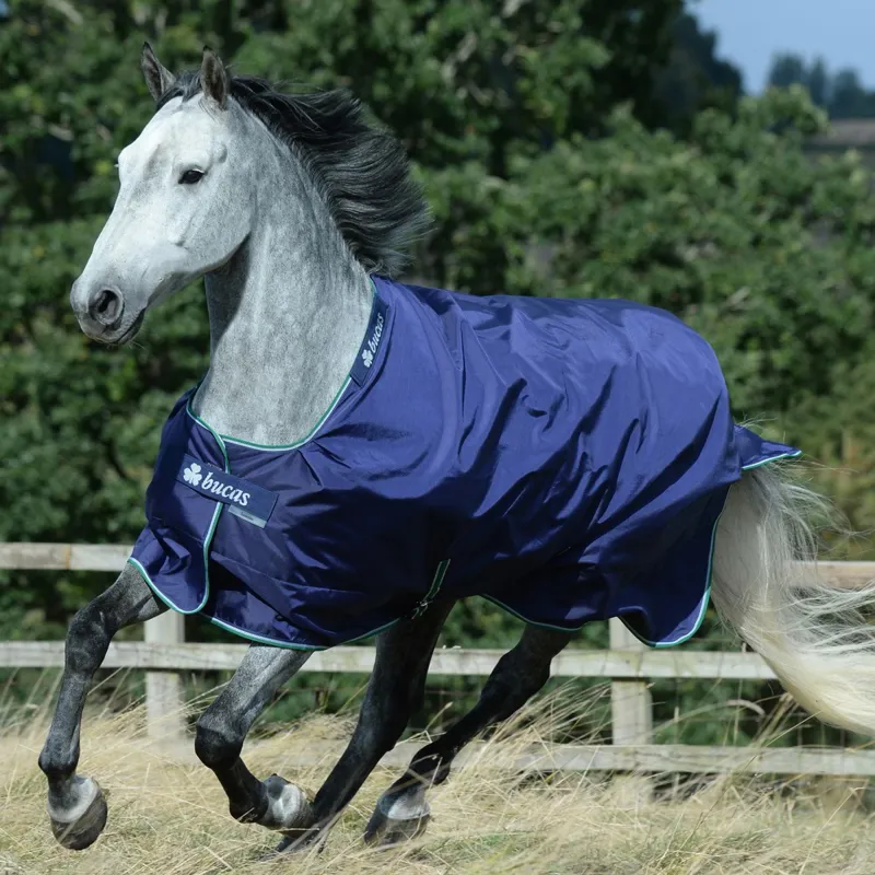 Bucas Smartex 0g Rain Standard Neck Turnout Sheet - Blue