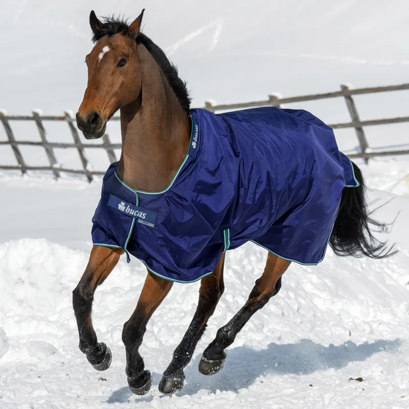 Bucas Smartex 300g Extra Standard Neck Turnout Blanket - Blue-2