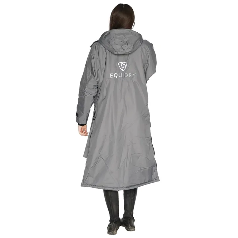 EQUIDRY Evolution Fleece Lined Waterproof Jacket - Charcoal/Grey-6