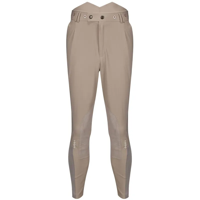 Equetech Foxhunter Hybrid Knee Patch Men's Breeches - Beige